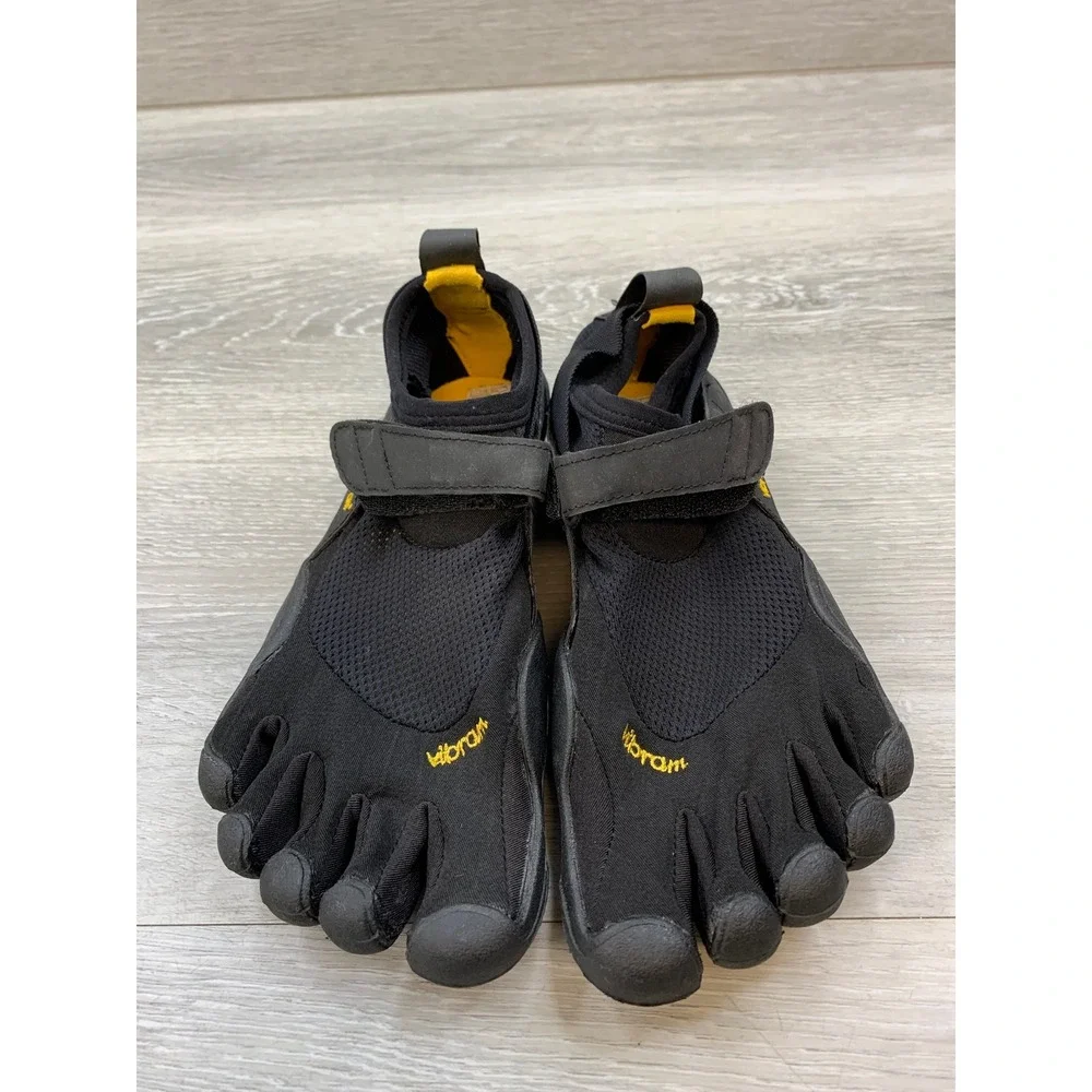 Vibram FiveFingers KMD Sport Women's Black Barefoot Training 7.5 Gym Shoes